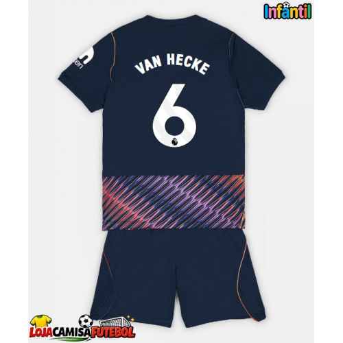 Camisa de Futebol Tottenham Hotspur Jan Paul van Hecke #6 Equipamento Secundário Infantil 2026-27 Manga Curta (+ Calças curtas)